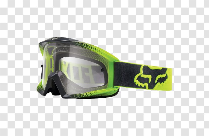 Goggles Glasses Motocross Motorcycle Fox Racing Main Goggle - Watercolor - Race 2 2016Atv Transparent PNG