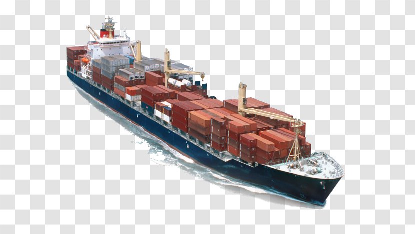 Cargo Ship Freight Transport Container - Naval Architecture Transparent PNG