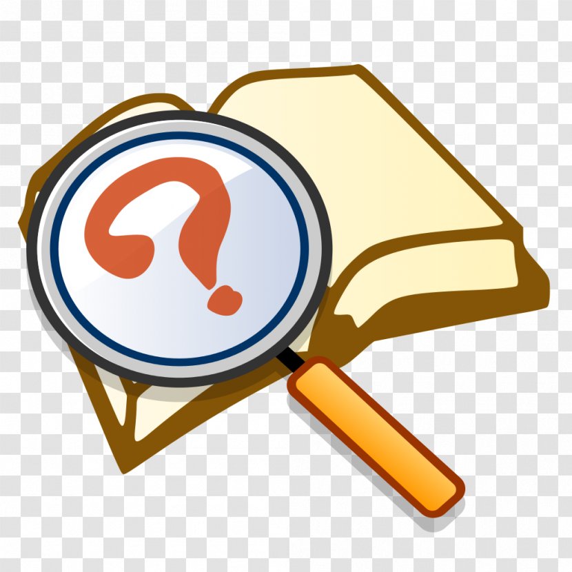 Book Question Mark Wikimedia Commons Basic Medical Sciences For MRCP Clip Art - Magnifying Transparent PNG