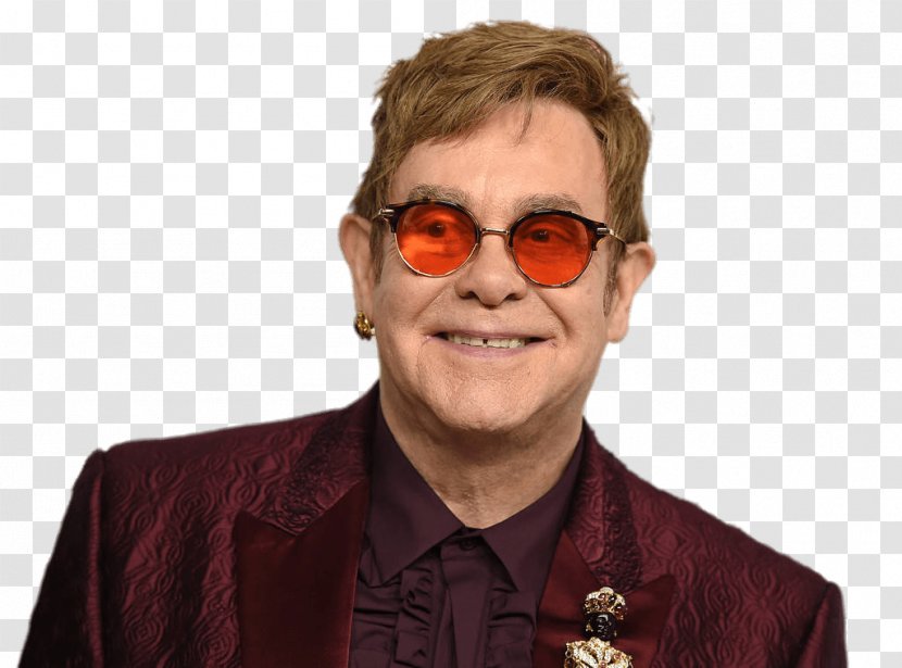 Elton John Ending Las Vegas Residency In 2018 Caesars Palace Concert The Million Dollar Piano - Glasses Transparent PNG