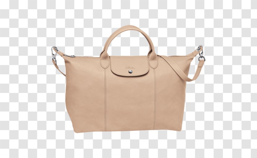 Tote Bag Longchamp Leather Pliage - White Transparent PNG