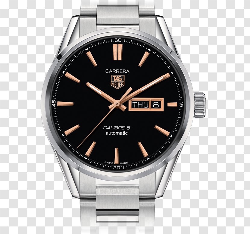 TAG Heuer Carrera Calibre 5 Day-Date 16 Watch - Brand Transparent PNG