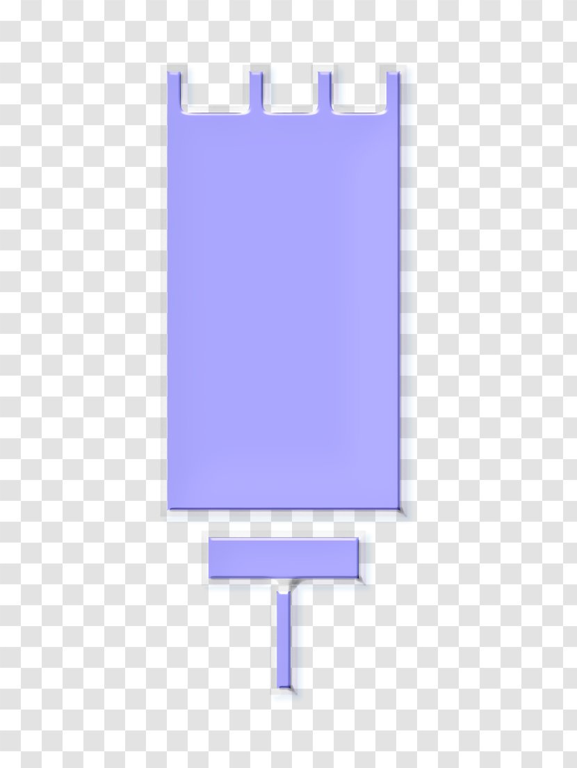 Battery Icon Cable Charge - Electric Blue Rectangle Transparent PNG