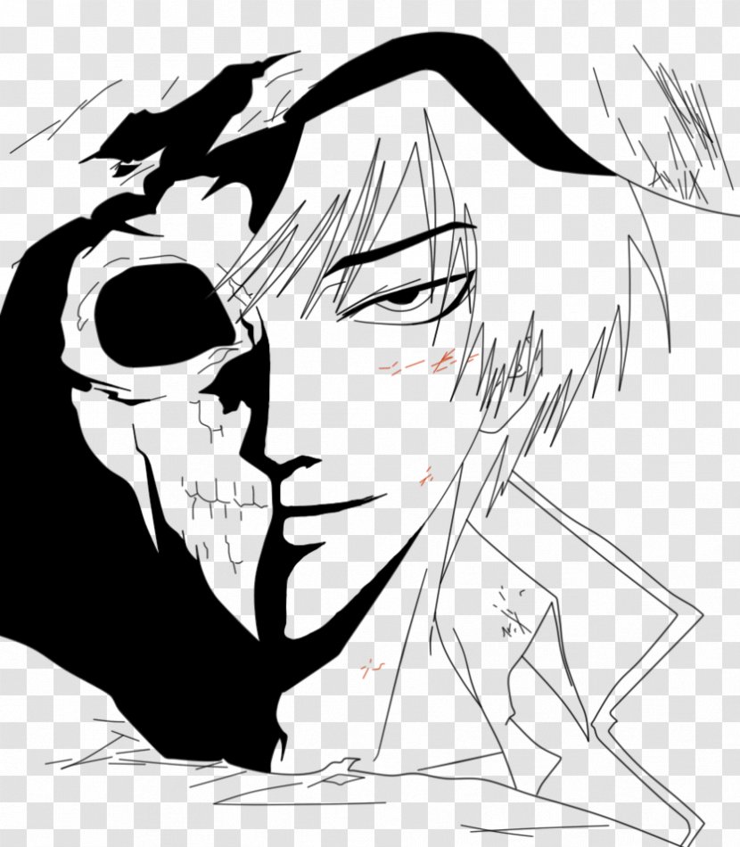 Code:Breaker Drawing Line Art Black And White - Flower - Rei Ogami Transparent PNG