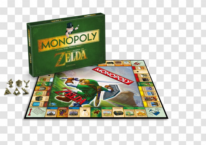 Monopoly The Legend Of Zelda: Collector's Edition Link Board Game - Tabletop Transparent PNG