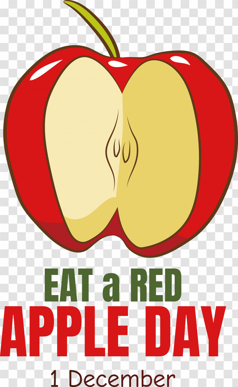 Eat A Red Apple Day Red Apple Fruit Transparent PNG