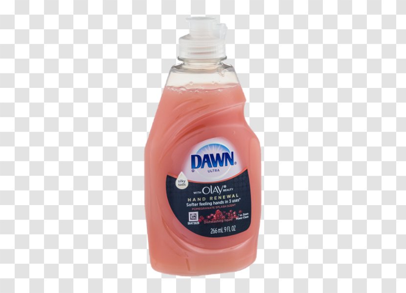 Dawn Dishwashing Liquid Bottle - Pomegranate - Splash Transparent PNG