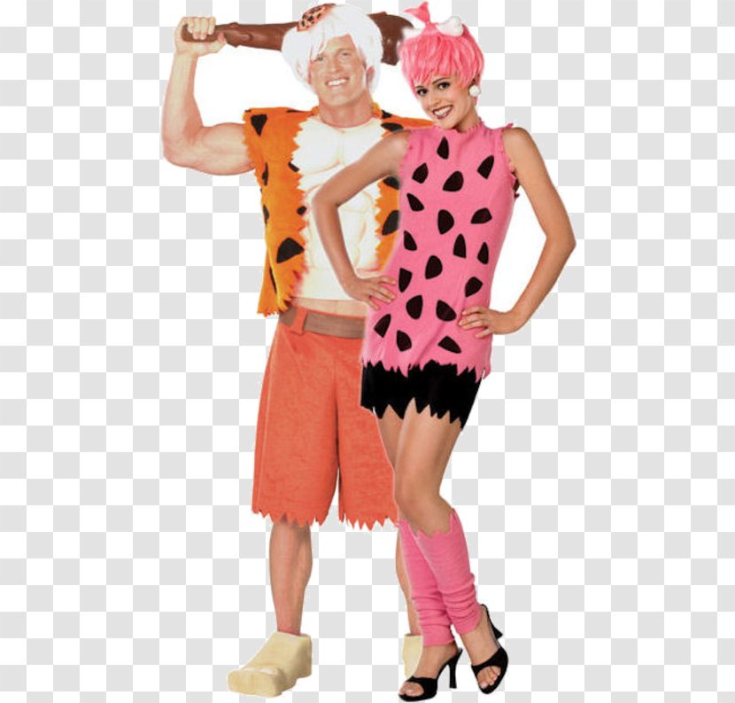 Wilma Flintstone Bamm-Bamm Rubble Barney Pebbles Flinstone Fred - Black Transparent PNG