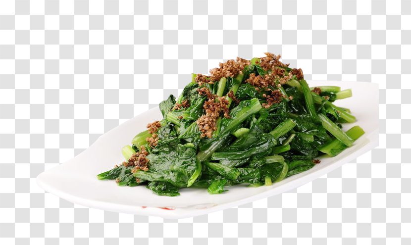 Broccoli Vegetarian Cuisine Bok Choy Chinese Cabbage Stir Frying - Spinach - Leek Lightly Fried Transparent PNG