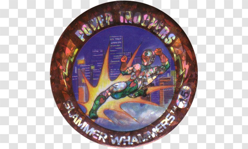 Slammer Whammers Milk Caps Power Troopers - Plate - Wampa Transparent PNG