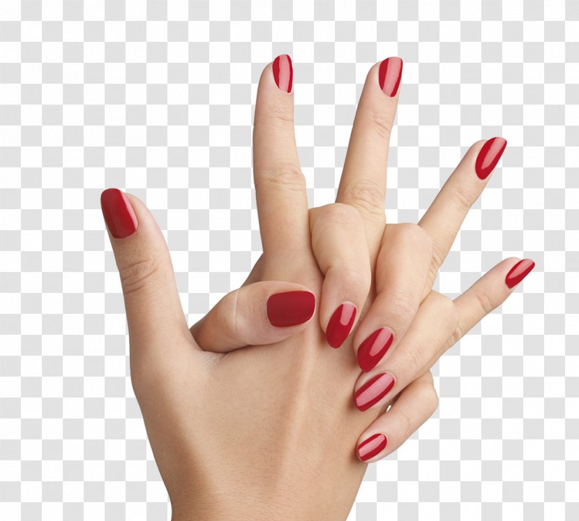 Nail Polish Manicure Finger Salon - Silhouette - Nails Transparent PNG
