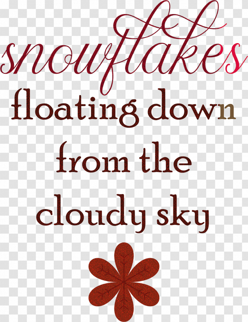 Snowflakes Floating Down Snowflake Snow Transparent PNG