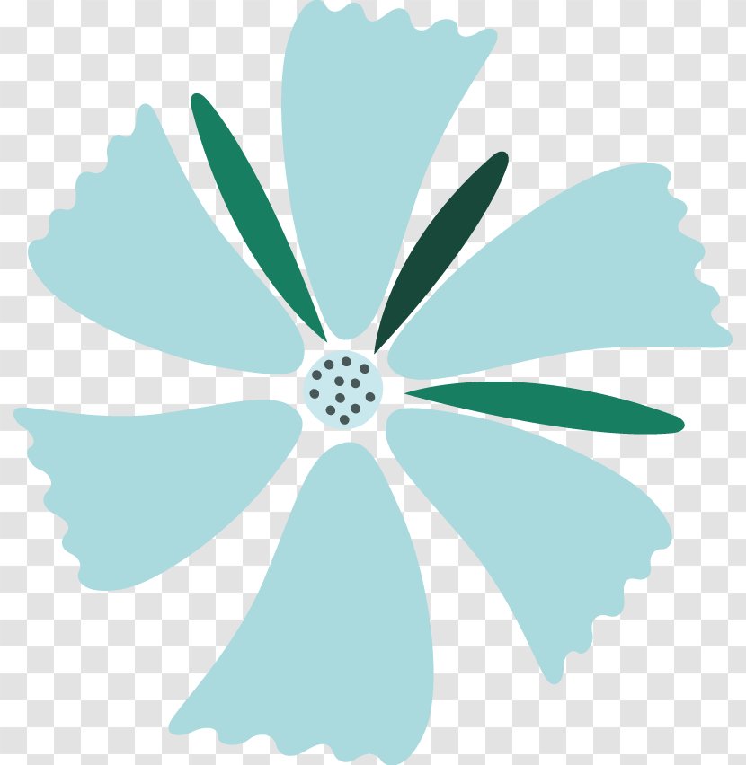 Designer Petal Icon - Green - Floral Decoration Transparent PNG