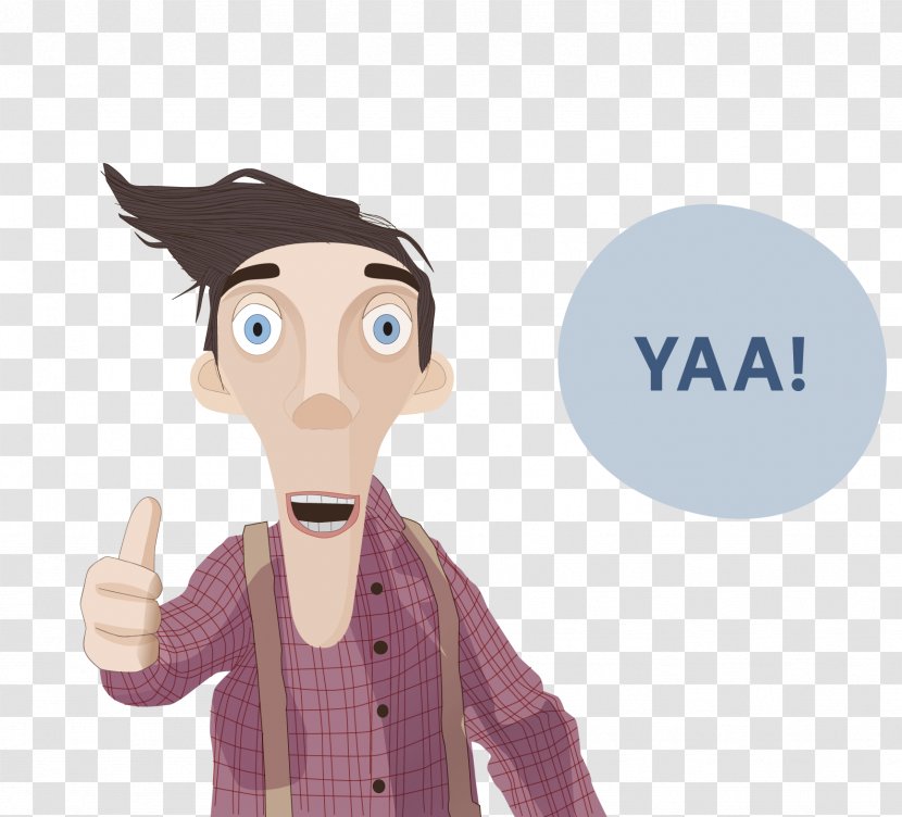 Koyaa Cartoon - Smile - Gesture Transparent PNG