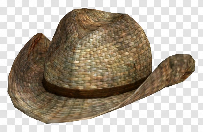 Fallout: New Vegas Cowboy Hat Straw - Hard - Snakeskin Transparent PNG