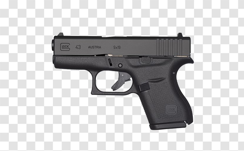 Glock 43 Firearm 9×19mm Parabellum Pistol - Gun Accessory - Discount Firearms Ammo Transparent PNG