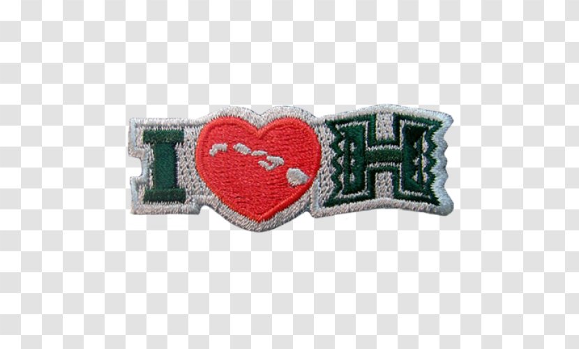 Embroidered Patch Embroidery University Of Hawaii Houston - Aloha Transparent PNG