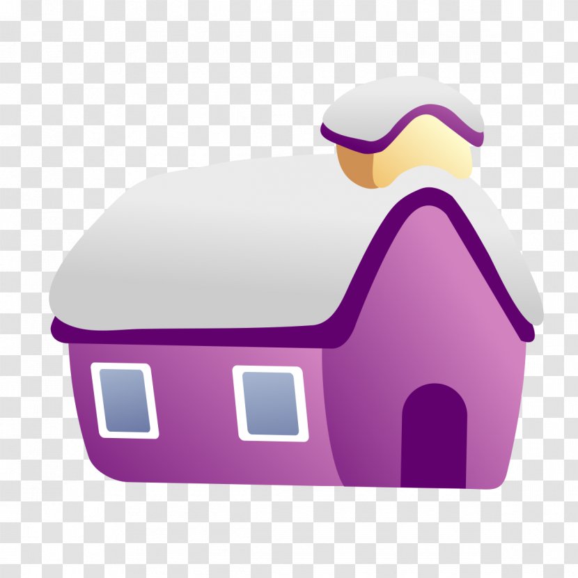 Igloo Snow Roof Tiles - Purple Tile Transparent PNG