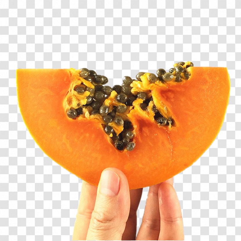 Papaya Fruit Food - Gratis - Hand Transparent PNG