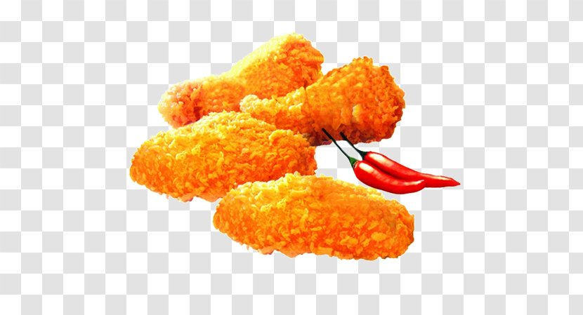 Korean Fried Chicken Nugget KFC Barbecue - Fast Food - Free Creative Pull Wings Image Transparent PNG