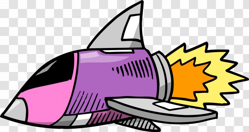 Clip Art Cartoon Vector Graphics Spacecraft - Color Purple Transparent PNG