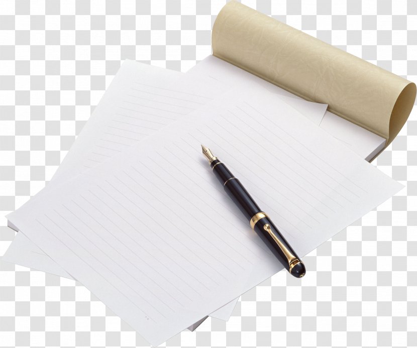 Paper Pen Notebook Stationery Transparent PNG