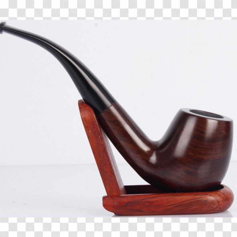 Tobacco Pipe Sherlock Holmes Churchwarden Cigarette Holder - Heart - Sandalwood Transparent PNG