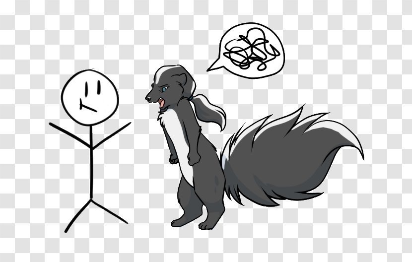 Cat Dog Drawing Line Art Clip - Silhouette Transparent PNG