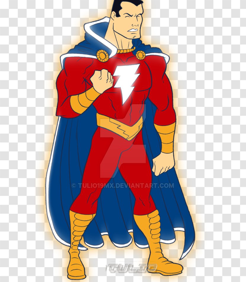 Superman Captain Marvel Justice League Drawing Illustration - Fictional Character Transparent PNG