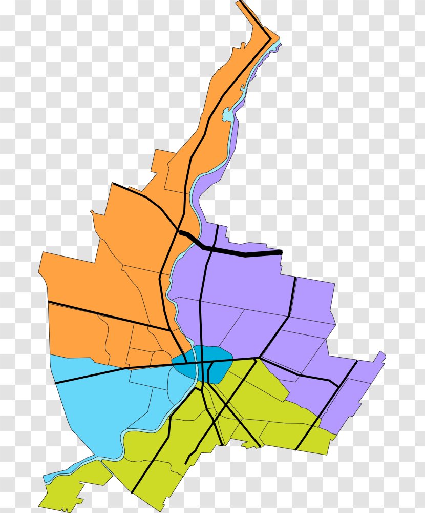 City Map Neighbourhood Of Rochester - New York Transparent PNG