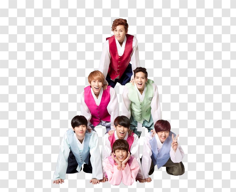 BtoB Hanbok K-pop Apink New Men - Flower - Chinese And Korean Football World Preliminaries Transparent PNG