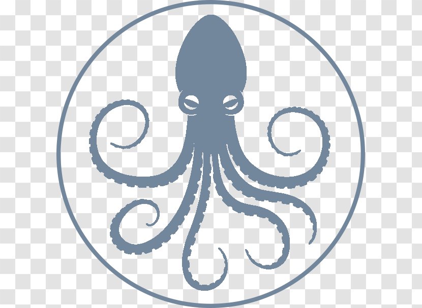 Octopus Squid Clip Art - Organism - Line Transparent PNG