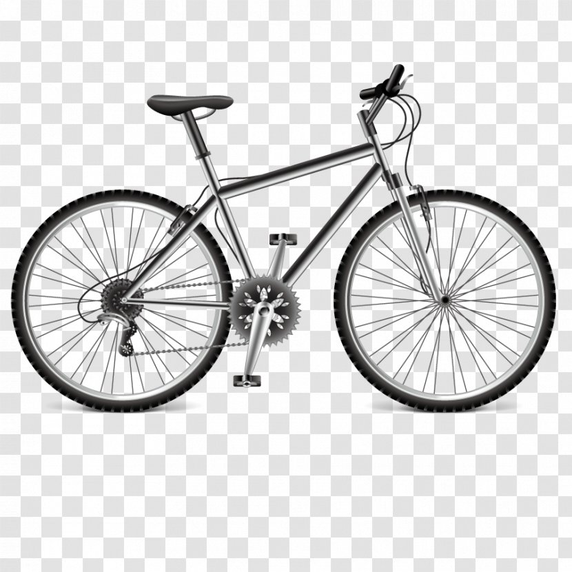 Bicycle Frame Mountain Bike Cyclo-cross Author - Wheel - Vector Transparent PNG