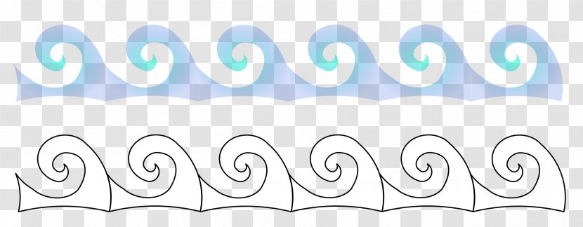 Clip Art - White - Water Wave Transparent PNG