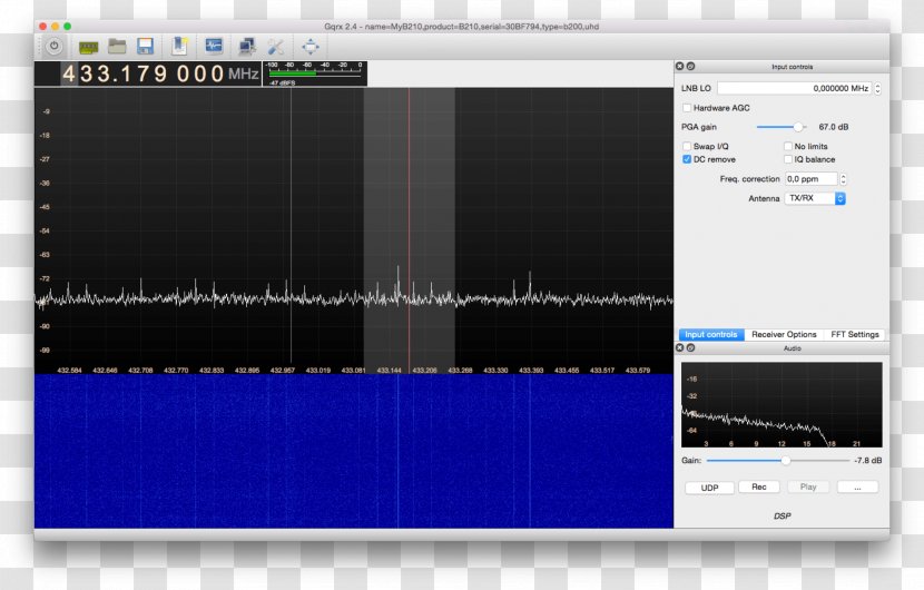 Computer Software Software-defined Radio GNU Modulation Spectrum Analyzer - Tree - Sound Wave Transparent PNG