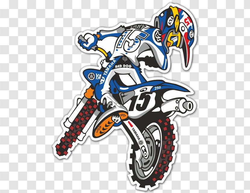 Motocross Grand Prix Motorcycle Racing Sticker Decal - Dirt Track Transparent PNG