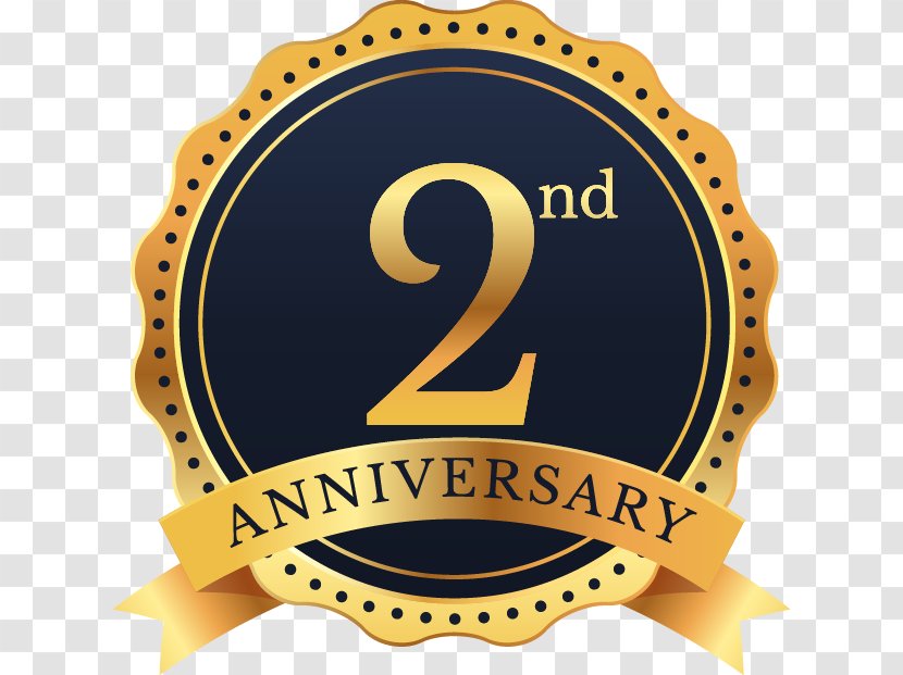 Anniversary Gift Project Party Birthday - Brand - Beautifully 2 Badge Transparent PNG