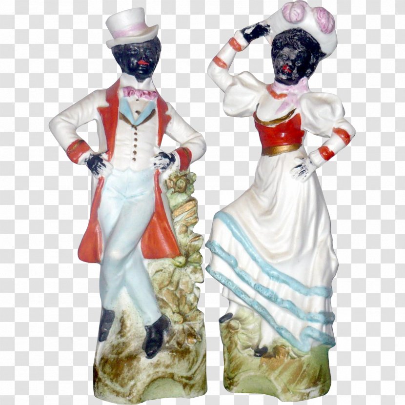 Figurine Ceramic Biscuit Jars Black Bisque Porcelain - Salt And Pepper Shakers - Costume Transparent PNG