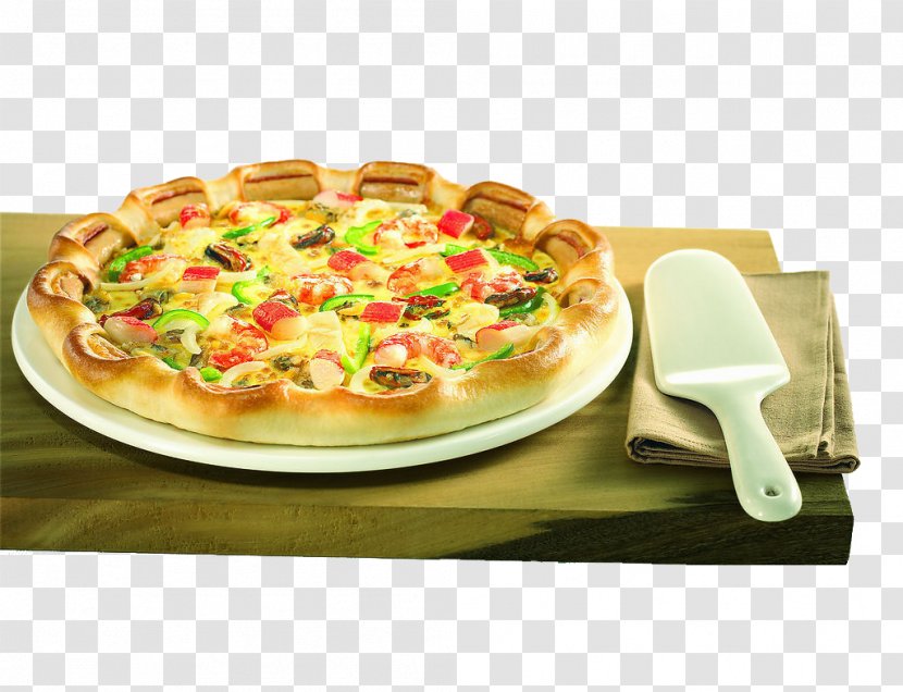 California-style Pizza European Cuisine Seafood Fast Food - Pepperoni Transparent PNG