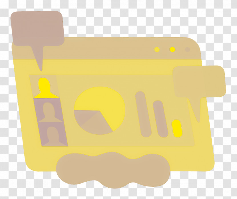 Rectangle Yellow Font Meter Material Transparent PNG