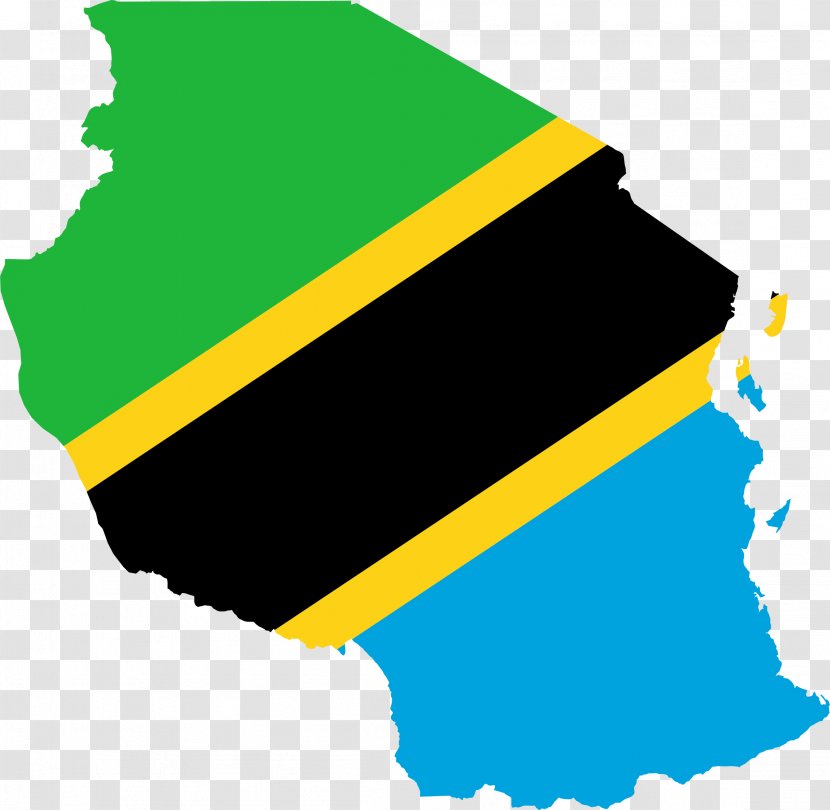 Flag Of Tanzania Map - File Negara Transparent PNG
