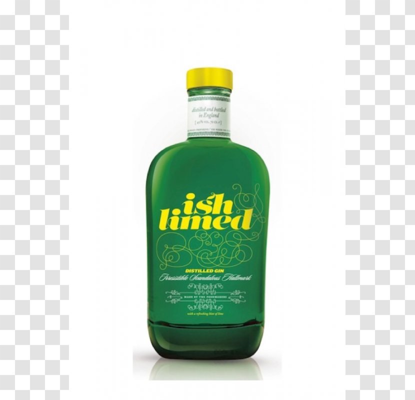 Cork Dry Gin Distilled Beverage Whiskey Tequila - Lemon - Drink Transparent PNG