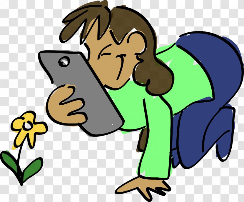 Mobile Phones Clip Art - Flower - Cell Phone Cartoon Transparent PNG