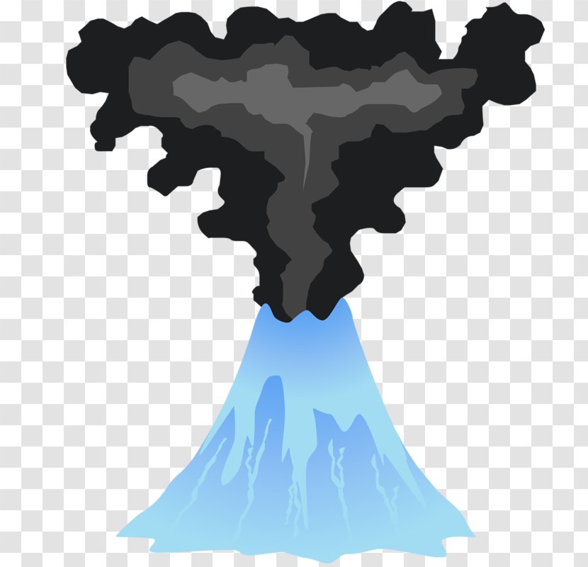 Volcano Ejecta Xc9ruption Volcanique - Cartoon - Eruption Transparent PNG