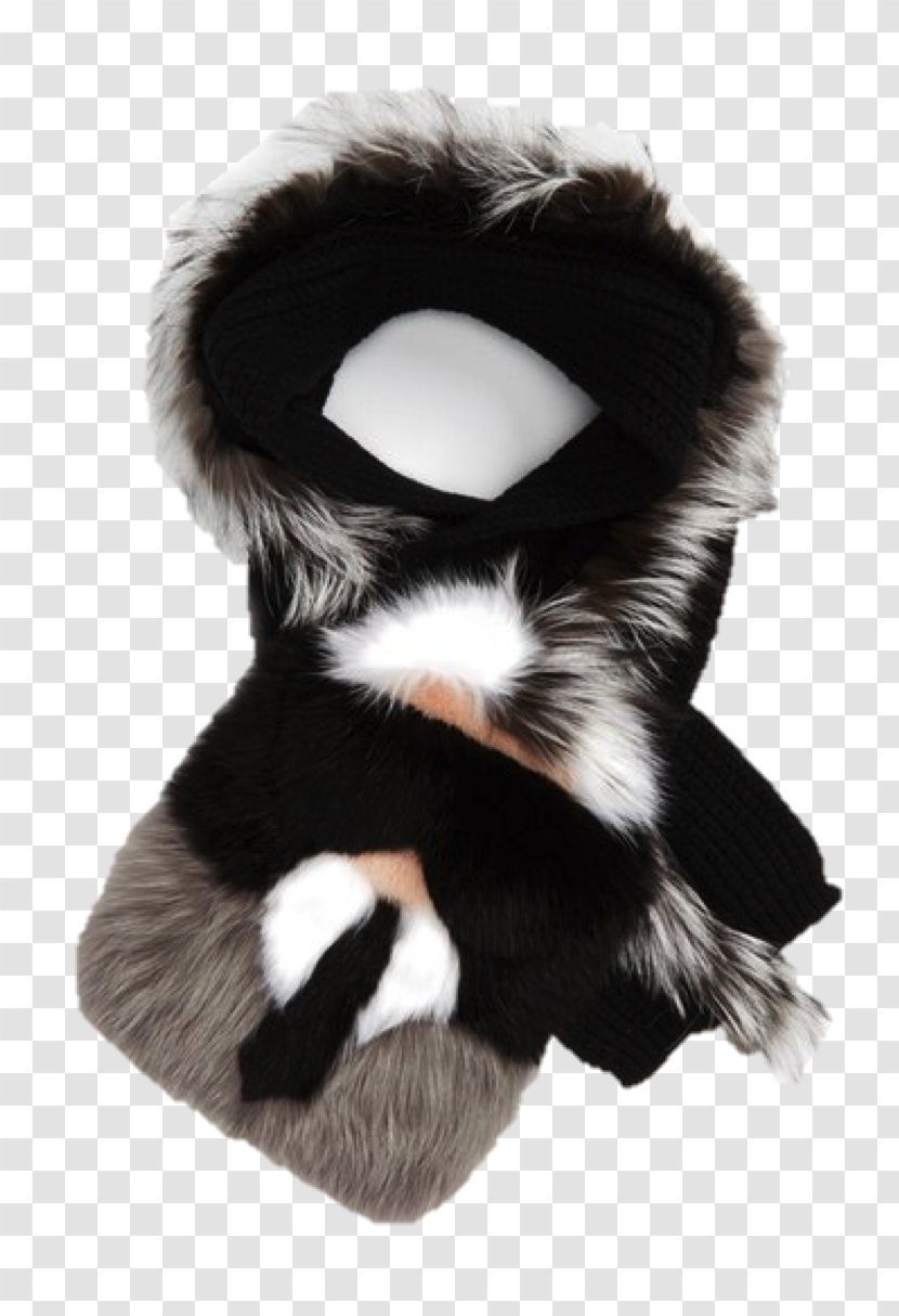 Fur Clothing Scarf Fendi Coat - Bag Transparent PNG