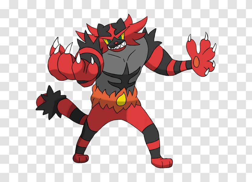 Pokémon Sun And Moon Litten Evolution GO Incineroar - Pokemon Go Transparent PNG