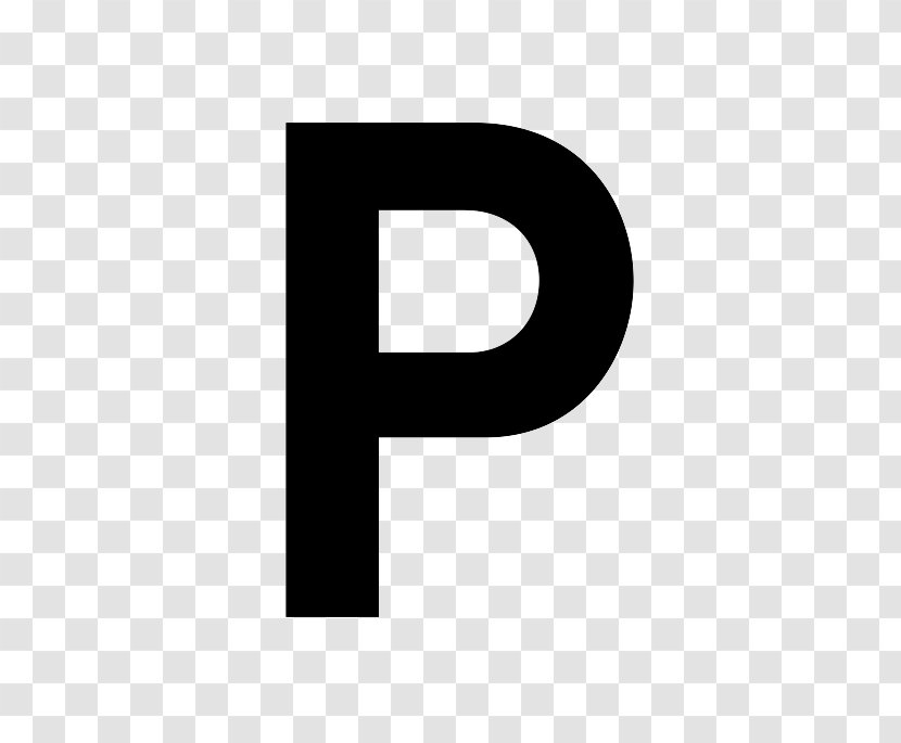 Parking Car Park - Text - P Transparent PNG