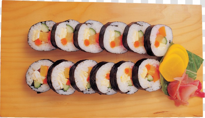 California Roll Sushi Gimbap Japanese Cuisine Seafood - Asian Food - Image Transparent PNG