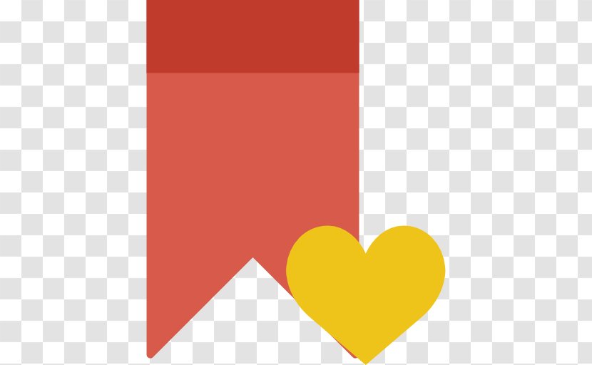 Red Rectangle Yellow - Shape - Bookmark Transparent PNG