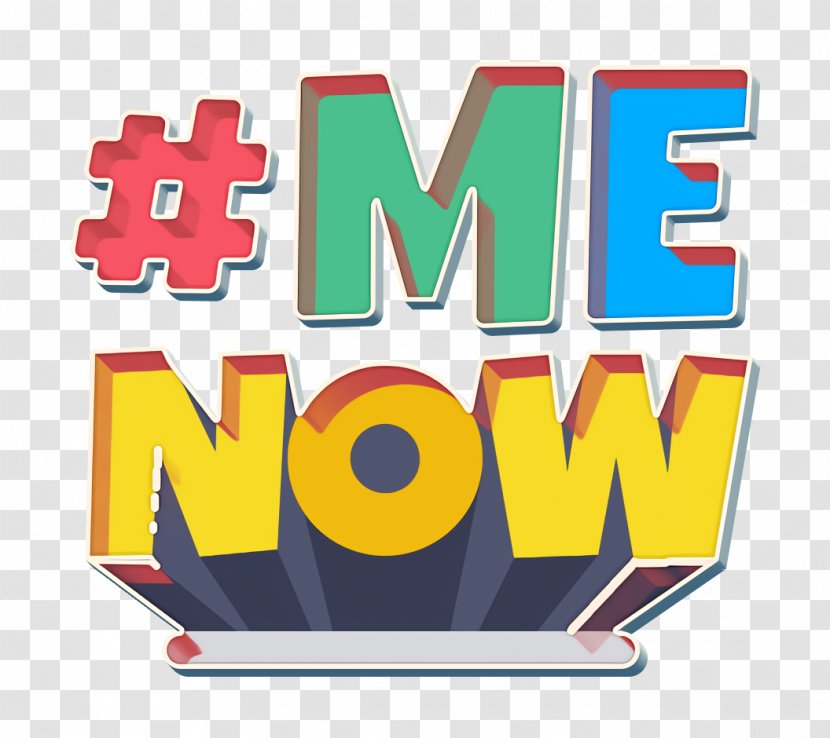 Me Icon - Text Yellow Transparent PNG